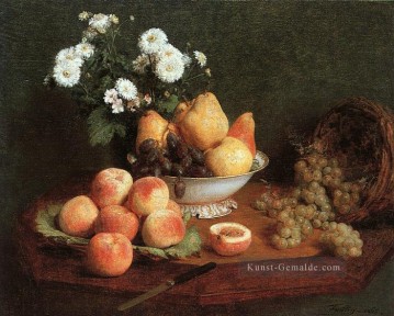 65 Galerie - Blumen Obst auf einem Tisch 1865 Henri Fantin Latour